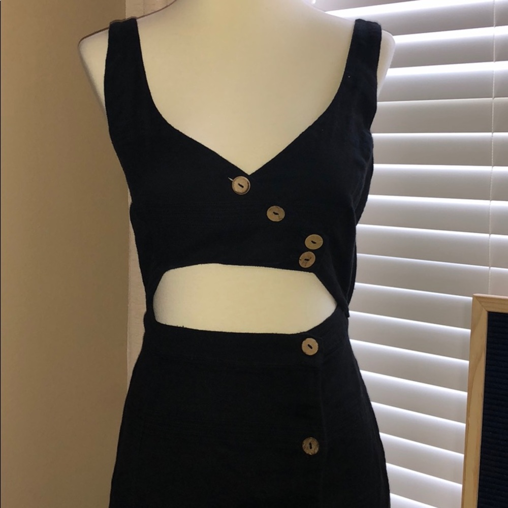 Free People Button Wrap dress